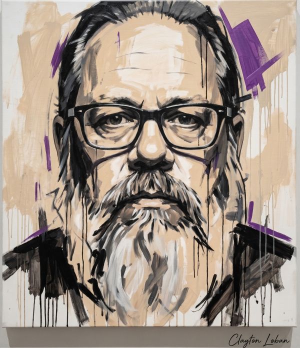 Abstract Painting of Clayton Loban