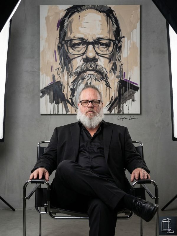 Clayton Loban sitting